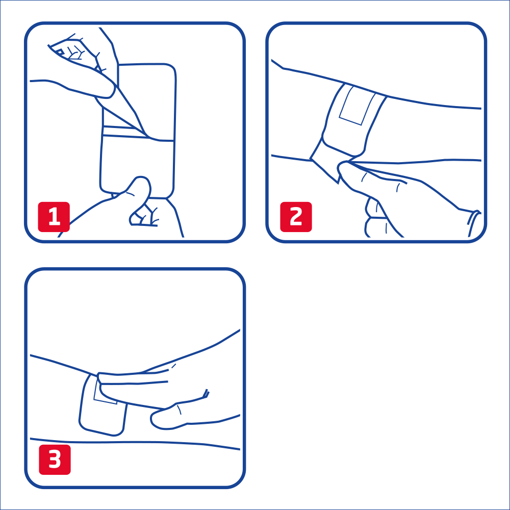 How to use Leukoplast strips How to use Leukoplast strips